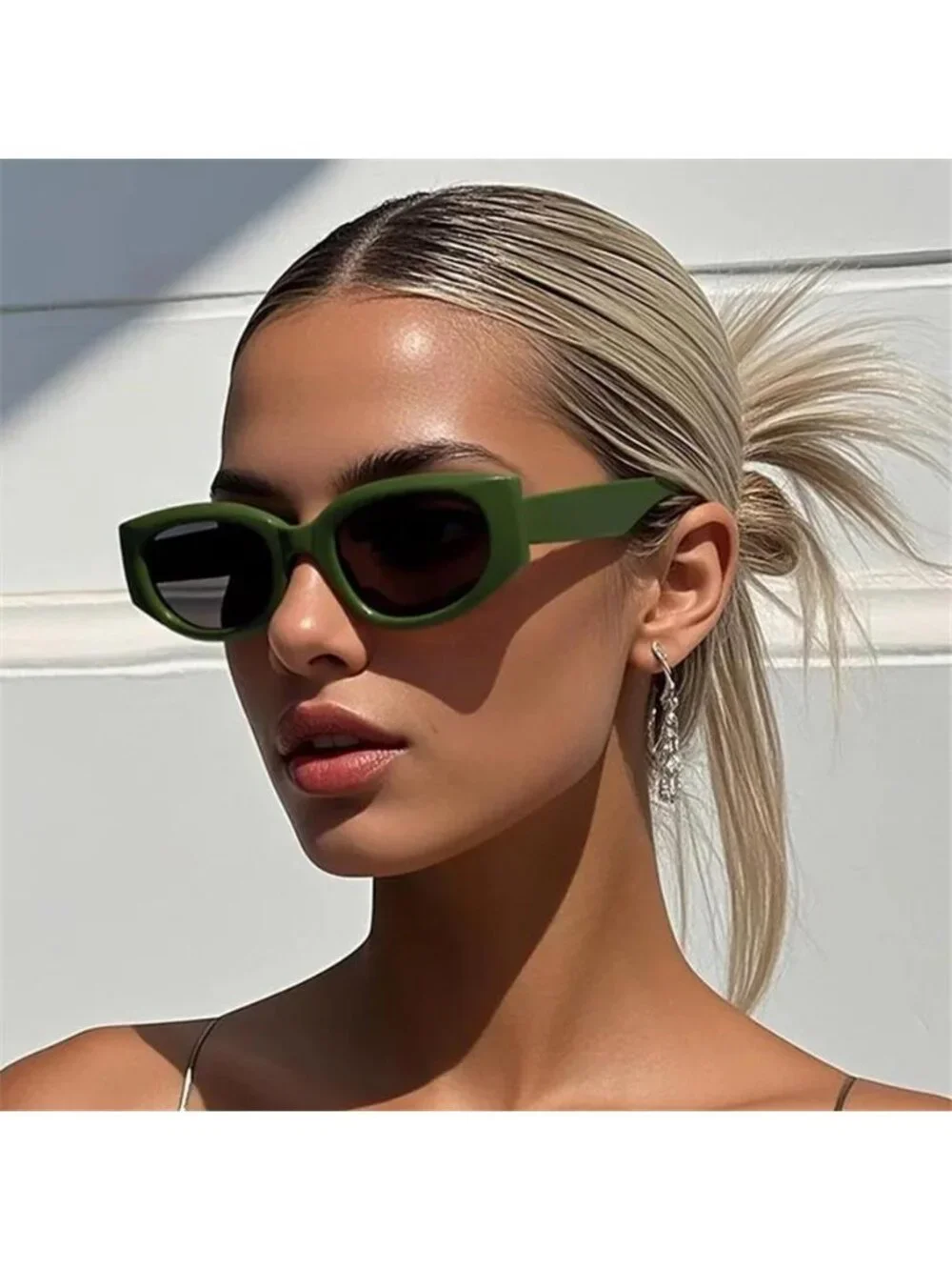 Retro Square Frame  Sunglasses